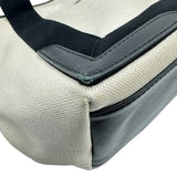 バレンシアガ BALENCIAGA ネイビーカバスS 339933 アイボリー/ブラック キャンバス/レザー レディース トートバッグ