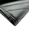 サンローラン SAINT LAURENT モノグラムコンパクトスリーフォールドウォレット 403943 ブラック ゴールド金具 レザー レディース 三つ折り財布