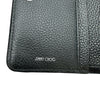 ジミーチュウ JIMMY CHOO SIRELIコンパクトウォレット ブラック シルバー金具 レザー/スタッズ レディース 二つ折り財布