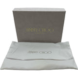 ジミーチュウ JIMMY CHOO SIRELIコンパクトウォレット ブラック シルバー金具 レザー/スタッズ レディース 二つ折り財布