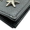 ジミーチュウ JIMMY CHOO GLIFFYカードケース ブラック シルバー金具 レザー/スタッズ レディース カードケース