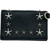 ジミーチュウ JIMMY CHOO GLIFFYカードケース ブラック シルバー金具 レザー/スタッズ レディース カードケース