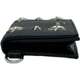 ジミーチュウ JIMMY CHOO GLIFFYカードケース ブラック シルバー金具 レザー/スタッズ レディース カードケース