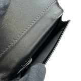 ジミーチュウ JIMMY CHOO GLIFFYカードケース ブラック シルバー金具 レザー/スタッズ レディース カードケース