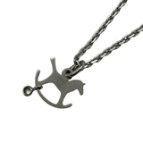 エルメス HERMES ダダ ペンダント ホワイトゴールド Au750 ジュエリー