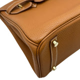 エルメス HERMES バーキン30 □M刻印 ゴールド ゴールド金具 トゴ レディース ハンドバッグ