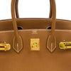 エルメス HERMES バーキン30 □M刻印 ゴールド ゴールド金具 トゴ レディース ハンドバッグ