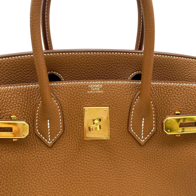 エルメス HERMES バーキン30 □M刻印 ゴールド ゴールド金具 トゴ