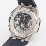 オーデマ・ピゲ AUDEMARS PIGUET ロイヤルオークオフショア トゥールビヨン 26388PO.OO.D027CA.01 Pt950プラチナ 手巻き メンズ 腕時計