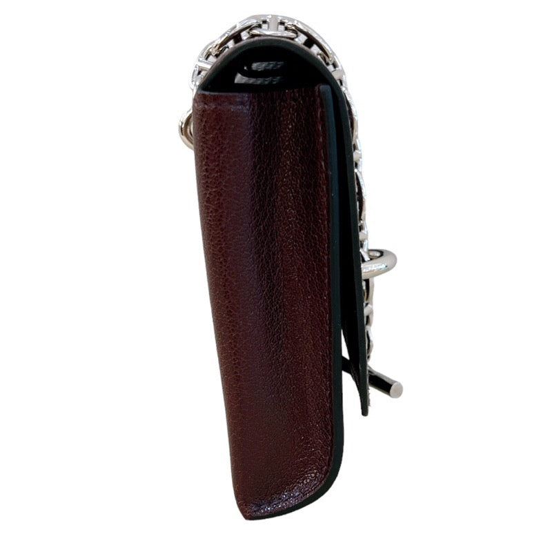 エルメス HERMES シェーヌダンクルコンパクト B刻 ルージュセリエ/SV金具 シェーブル レディース ショルダーバッグ |  中古ブランドリユースショップ OKURA(おお蔵)