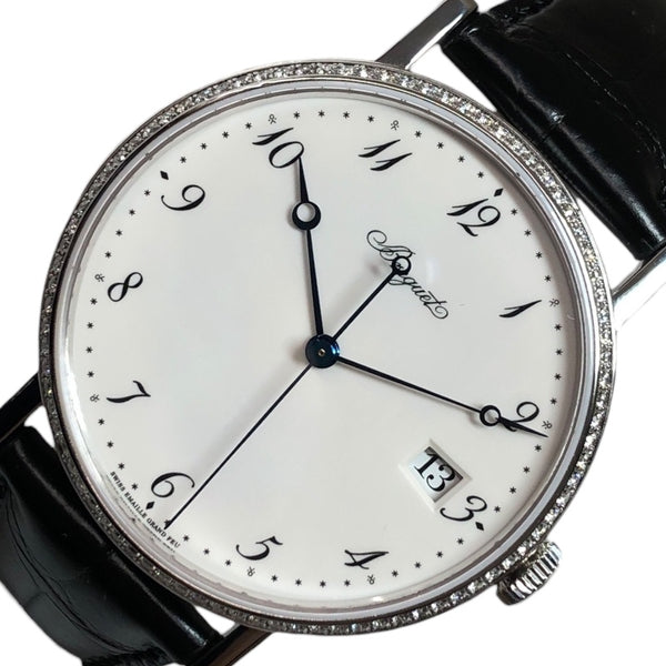 ブレゲ Breguet クラシック 5178BB/29/9V6 D000 シルバー K18YG/革ベルト 自動巻き メンズ 腕時計