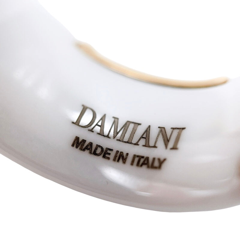 ダミアーニ DAMIANI Dアイコン１Pダイヤリング　ホワイトセラミック ホワイトセラミック ジュエリー