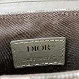 クリスチャン・ディオール Christian Dior サドルボディバッグ ライトグレー レザー レディース ボディバッグ