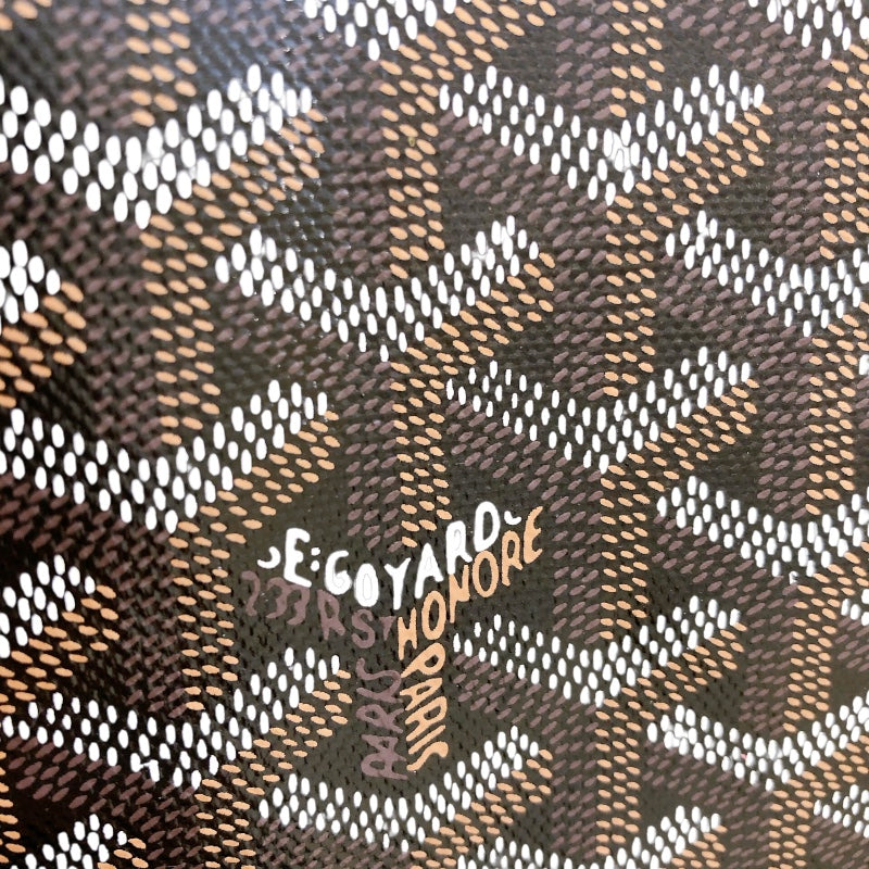 ゴヤール GOYARD サンルイPM ブラック PVC/レザー レディース トートバッグ