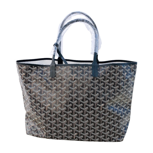 ゴヤール GOYARD サンルイPM ブラック PVC/レザー レディース トートバッグ
