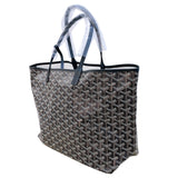ゴヤール GOYARD サンルイPM ブラック PVC/レザー レディース トートバッグ