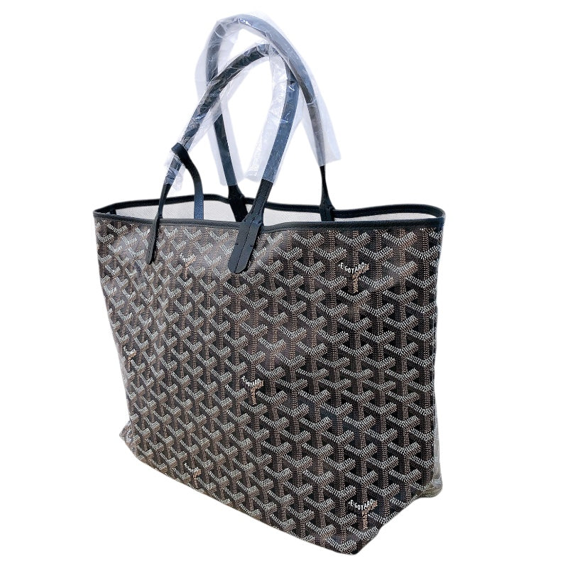 ゴヤール GOYARD サンルイPM ブラック PVC/レザー レディース