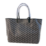 ゴヤール GOYARD サンルイPM ブラック PVC/レザー レディース トートバッグ