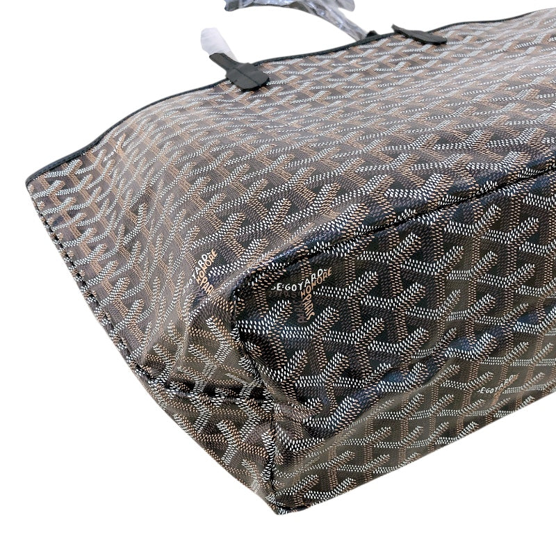 ゴヤール GOYARD サンルイPM ブラック PVC/レザー レディース