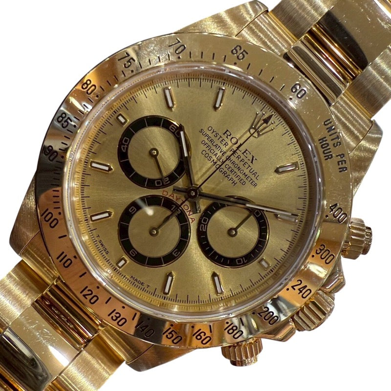 ロレックス ROLEX コスモグラフ デイトナ 16528 K18イエローゴールド メンズ 腕時計