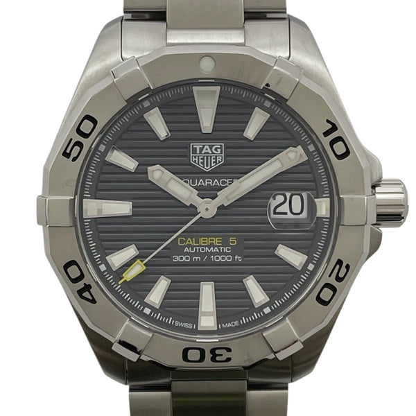 タグ・ホイヤー TAG HEUER アクアレーサー WBD2113.BA0928 グレー SS 自動巻き メンズ 腕時計