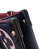 ルイ・ヴィトン LOUIS VUITTON オンザゴーMM M45495 ノワール バイカラー モノグラム･アンプラント レディース トートバッグ