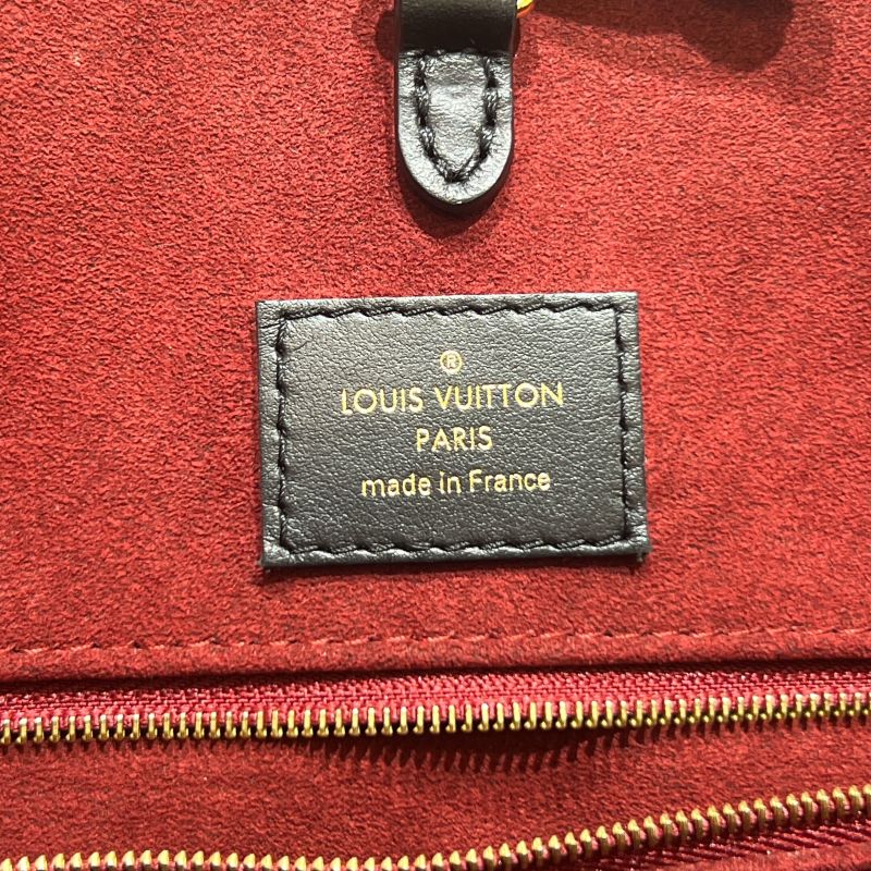 ルイ・ヴィトン LOUIS VUITTON オンザゴーMM M45495 ノワール バイカラー モノグラム･アンプラント レディース トートバッグ