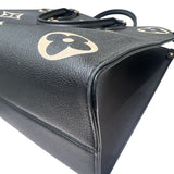 ルイ・ヴィトン LOUIS VUITTON オンザゴーMM M45495 ノワール バイカラー モノグラム･アンプラント レディース トートバッグ