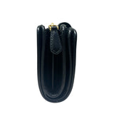 プラダ PRADA トライアングルロゴコンパクトウォレット 1ML018 ブラック ナイロン/レザー レディース 二つ折り財布