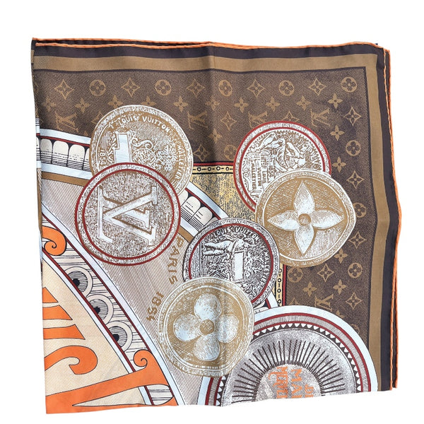 ルイ・ヴィトン LOUIS VUITTON カレ90 マルメルヴェイユーズ M92998 レディース スカーフ