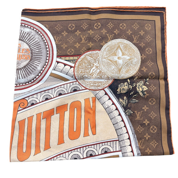 ルイ・ヴィトン LOUIS VUITTON カレ90 マルメルヴェイユーズ M92998 レディース スカーフ