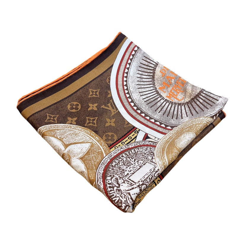 ルイ・ヴィトン LOUIS VUITTON カレ90 マルメルヴェイユーズ M92998 レディース スカーフ