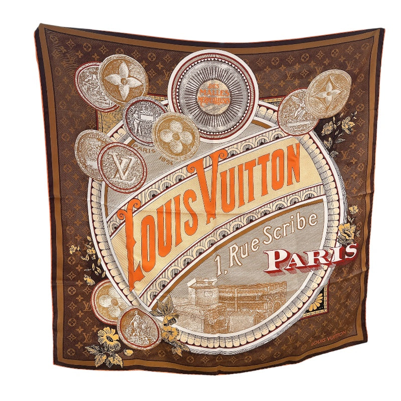 ルイ・ヴィトン LOUIS VUITTON カレ90 マルメルヴェイユーズ M92998 レディース スカーフ