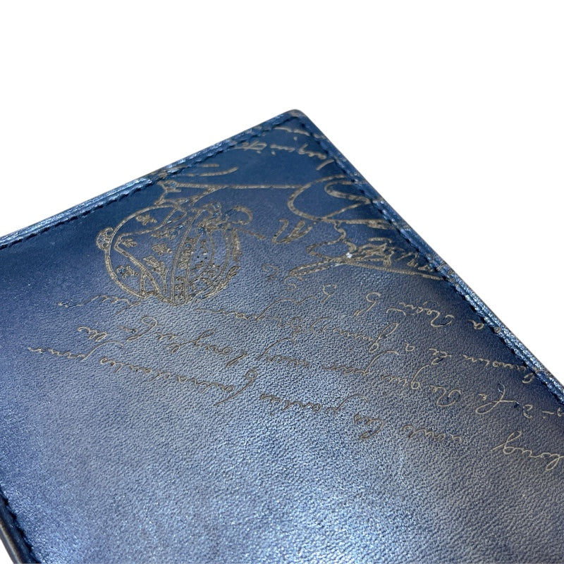 ベルルッティ Berluti カリグラフィマネークリップ　二つ折り財布 ブラウン メンズ 二つ折り財布