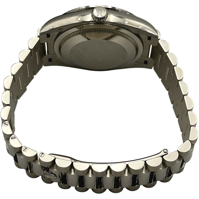 ロレックス ROLEX デイデイト36 128349RBR ブルーオンブレ ホワイト