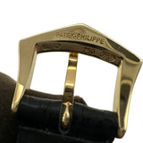 パテック・フィリップ PATEK PHILIPPE カラトラバ ティファニーWネーム 5107 アイボリー ゴールド 自動巻き メンズ 腕時計
