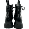 ステラ・マッカートニー STELLA McCARTNEY Trace ロゴレースアップブーツ 800303 ブラック レザー レディース ブーツ