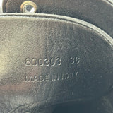 ステラ・マッカートニー STELLA McCARTNEY Trace ロゴレースアップブーツ 800303 ブラック レザー レディース ブーツ