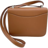 エルメス HERMES コンスタンス3 24 B刻印 ゴールド シルバー金具 エプソン レディース ショルダーバッグ