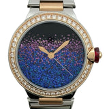ブルガリ BVLGARI ルチェア ノッテ デ ルーチェ 浅井康宏限定モデル 104243 ブラック/パープル/ブルー ピンクゴールド/ステンレススチール 自動巻き ユニセックス 腕時計