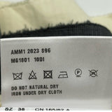 ミュウミュウ miu miu ロゴ刺繍チェックミニスカート MG1801 グレー ウール レディース ミニスカート