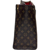 ルイ・ヴィトン LOUIS VUITTON オンザゴー MM M45321 ブラウン モノグラム・ジャイアント リバース レディース トートバッグ