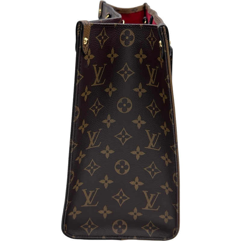 ルイ・ヴィトン LOUIS VUITTON オンザゴー MM M45321 ブラウン