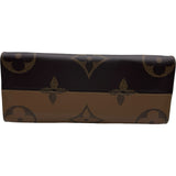 ルイ・ヴィトン LOUIS VUITTON オンザゴー MM M45321 ブラウン モノグラム・ジャイアント リバース レディース トートバッグ