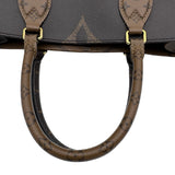 ルイ・ヴィトン LOUIS VUITTON オンザゴー MM M45321 ブラウン モノグラム・ジャイアント リバース レディース トートバッグ