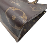 ルイ・ヴィトン LOUIS VUITTON オンザゴー MM M45321 ブラウン モノグラム・ジャイアント リバース レディース トートバッグ