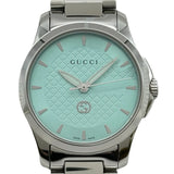 グッチ GUCCI Gタイムレス YA1265051 アイスグリーン ステンレススチール クオーツ レディース 腕時計