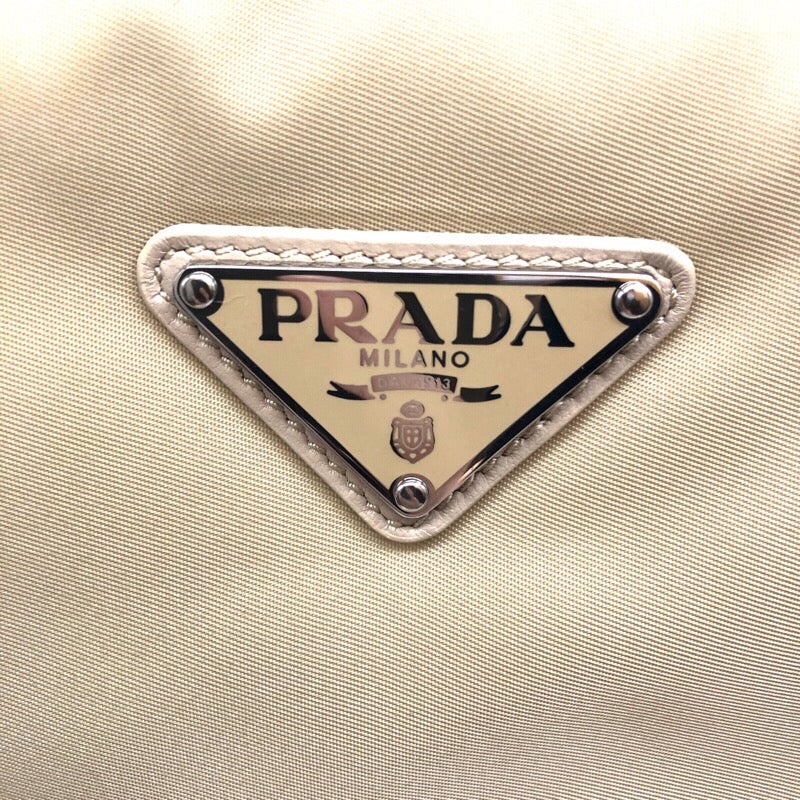 プラダ PRADA Re-NyLONパデッドトート 1BG426 ベージュ ナイロン ...