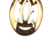 カルティエ Cartier ロゴ ドゥーブル ダイヤネックレス 750YG K18イエローゴールド ジュエリー