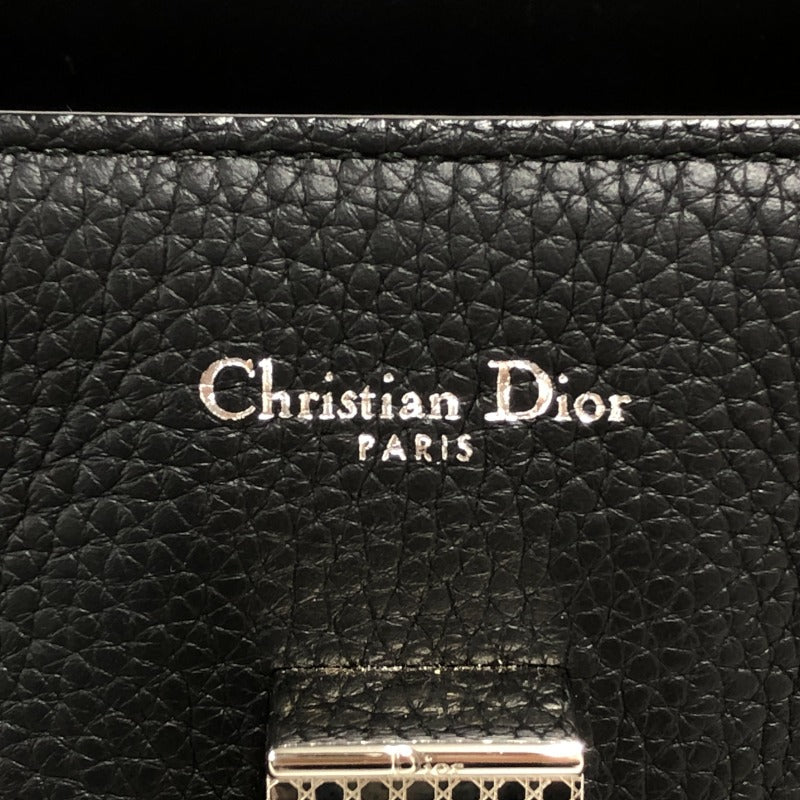 クリスチャン・ディオール Christian Dior エヴァ―2Way ハンドバッグ ブラック カーフ レディース ハンドバッグ
